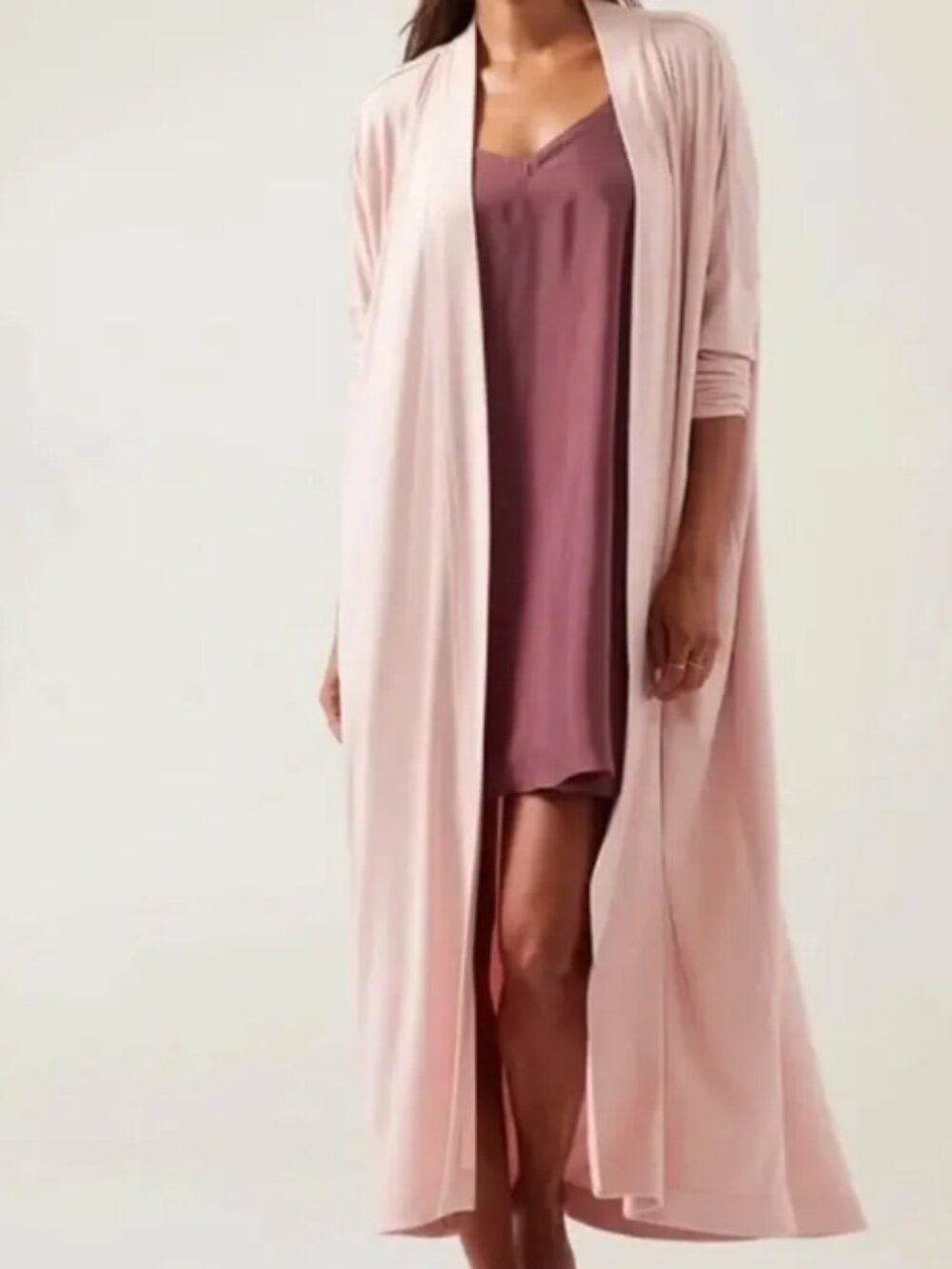 Athleta Modal Robe Orchid Pink Size 1X/2X